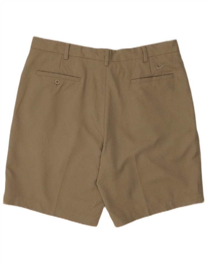 Shorts Nike Masculino Fit Dry Chino W36 Grande Poliéster Cáqui