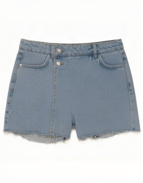 Shorts jeans feminino Zara pequeno W26 azul