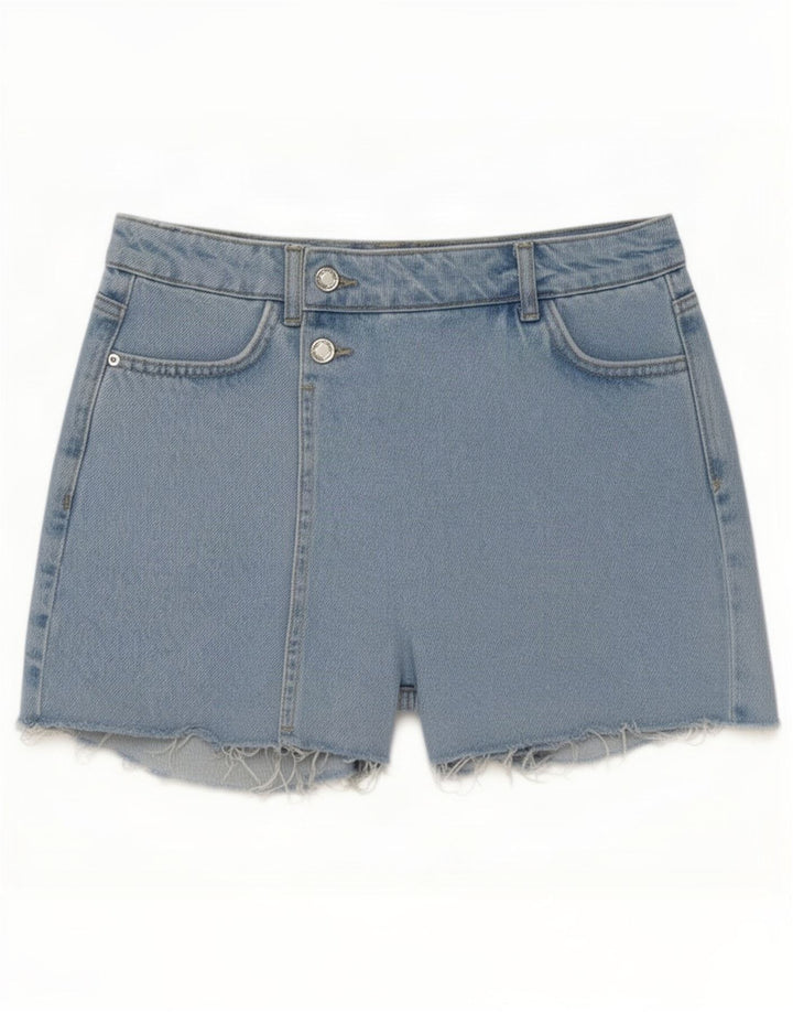 Shorts jeans feminino Zara pequeno W26 azul