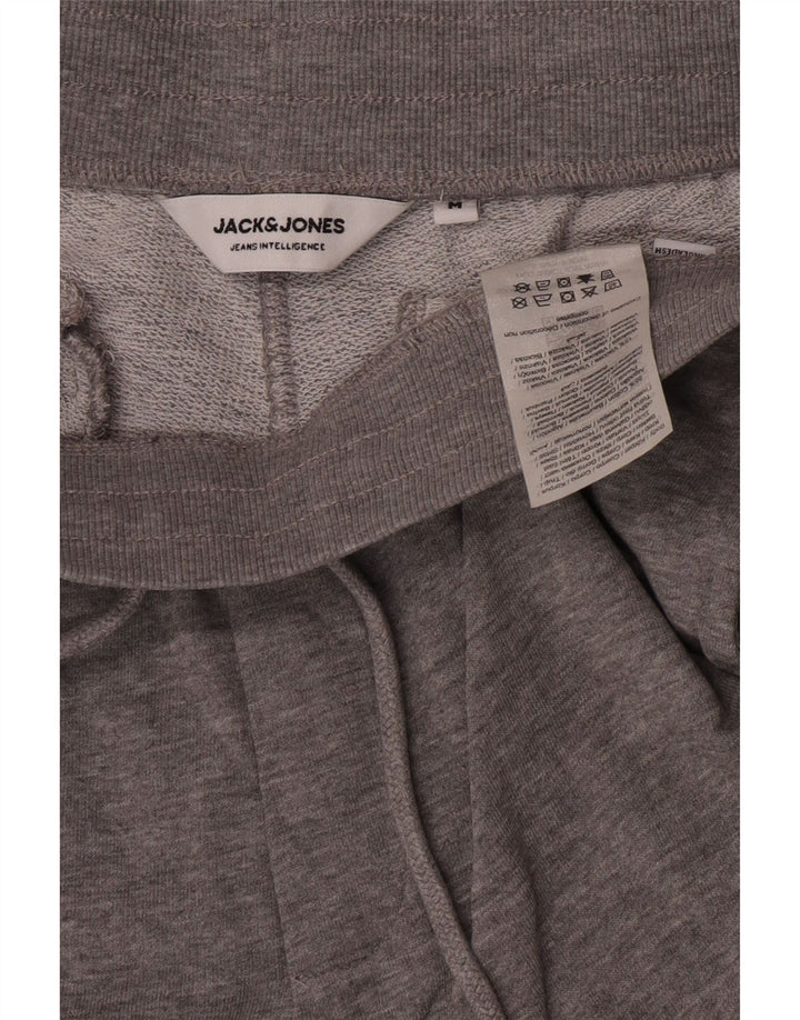 Jack & Jones Mens Tracksuit Trousers Joggers Medium Grey Flecked Cotton
