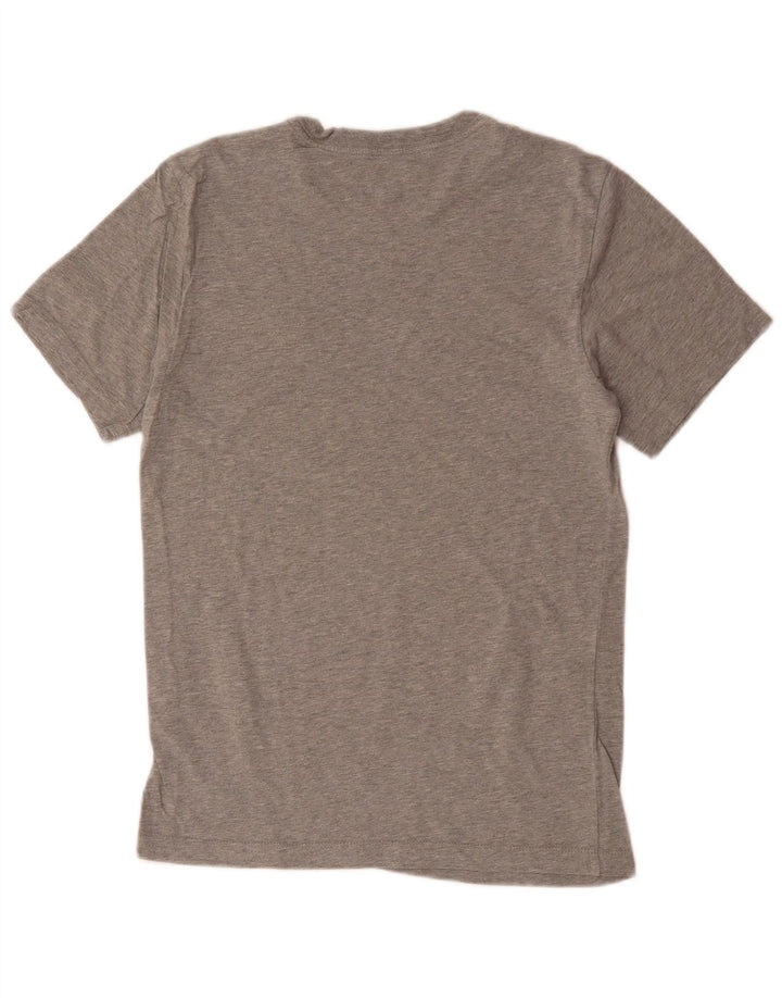 Camiseta masculina NIKE Top Pequeno Algodão Cinza