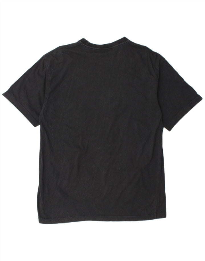 Camiseta masculina gráfica FILA Top grande preto