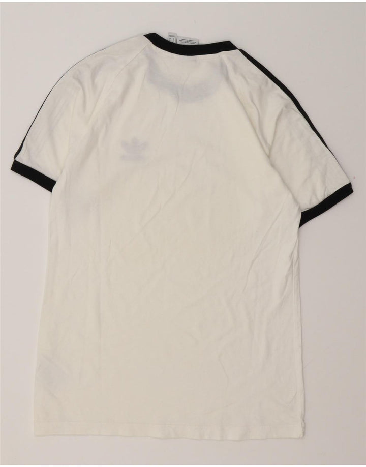 ADIDAS Camiseta Masculina Top Médio Algodão Branco