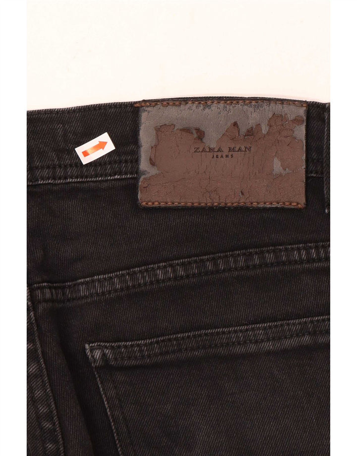 Zara Mens Slim Jeans EU 40 Médio W31 L30 Preto