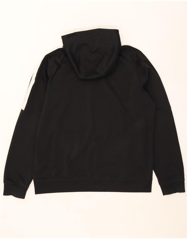 Suéter Nike masculino com capuz e zíper 2XL preto colorblock poliéster