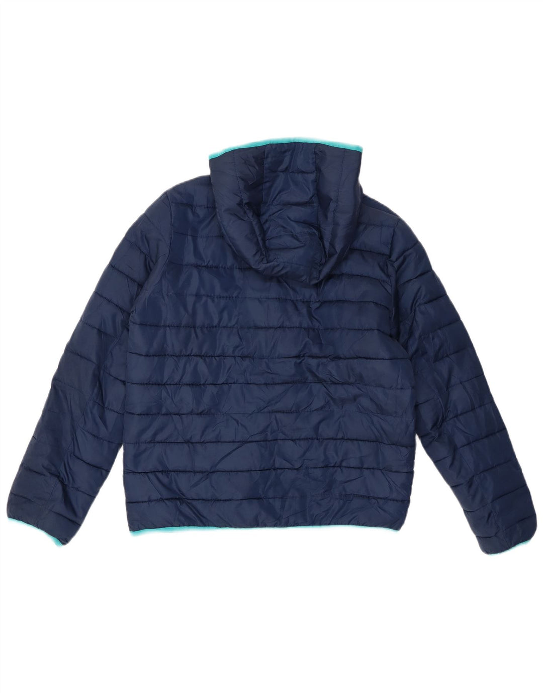 Jaqueta acolchoada com capuz para meninos Champion 13-14 anos XL azul marinho poliéster