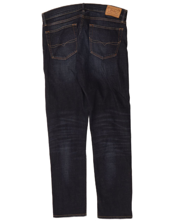 Polo Ralph Lauren Masculino Slim Jeans W33 L31 Azul Marinho Algodão
