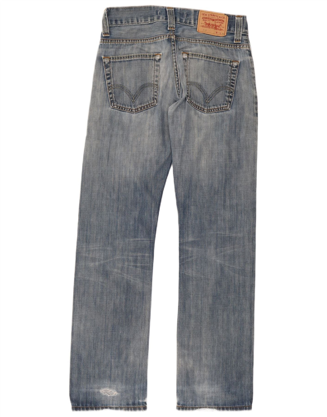 Calça jeans masculina Levi's 506 Standard Fit Straight W30 L34 Azul