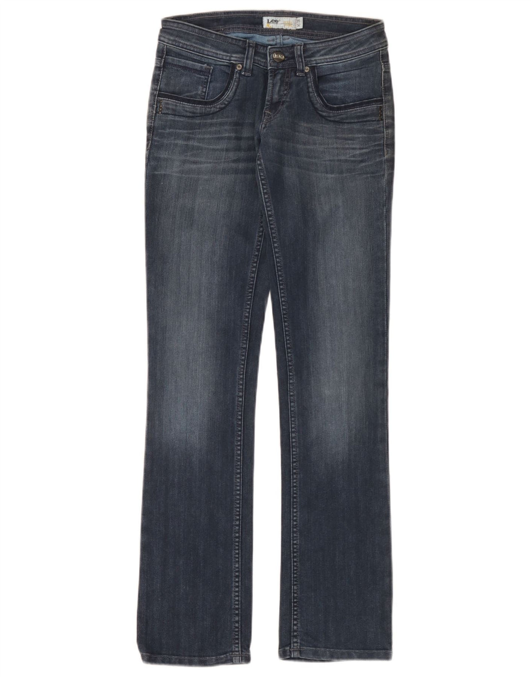 Calça jeans feminina Lee Bootcut W26 L32 azul