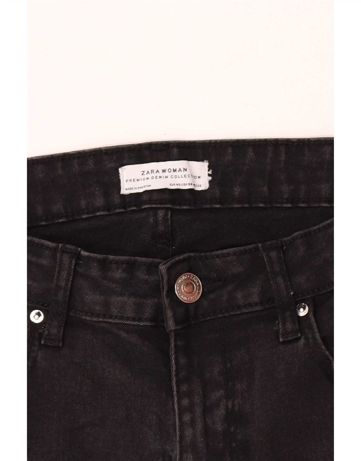 Zara Jeans Skinny Feminino EU 40 Médio W30 L27 Preto