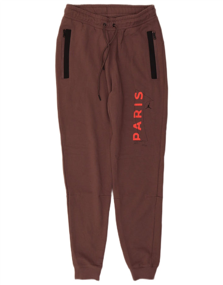 Jordan Calças de treino femininas Joggers UK 8 Small Brown