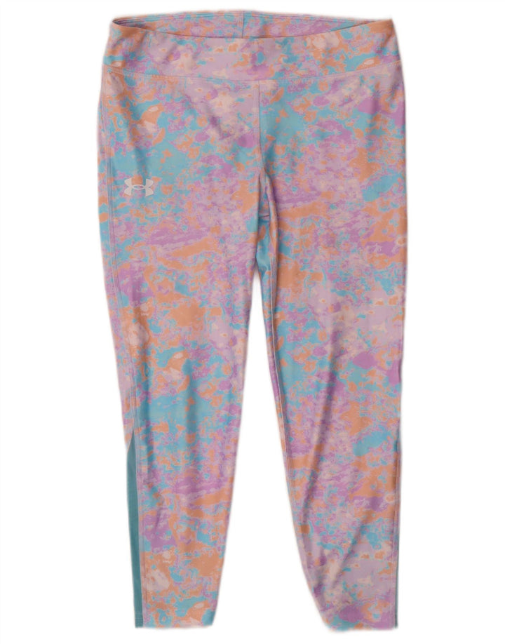 Leggings para meninas UNDER ARMOUR 11-12 anos grandes tie-dye multicoloridas