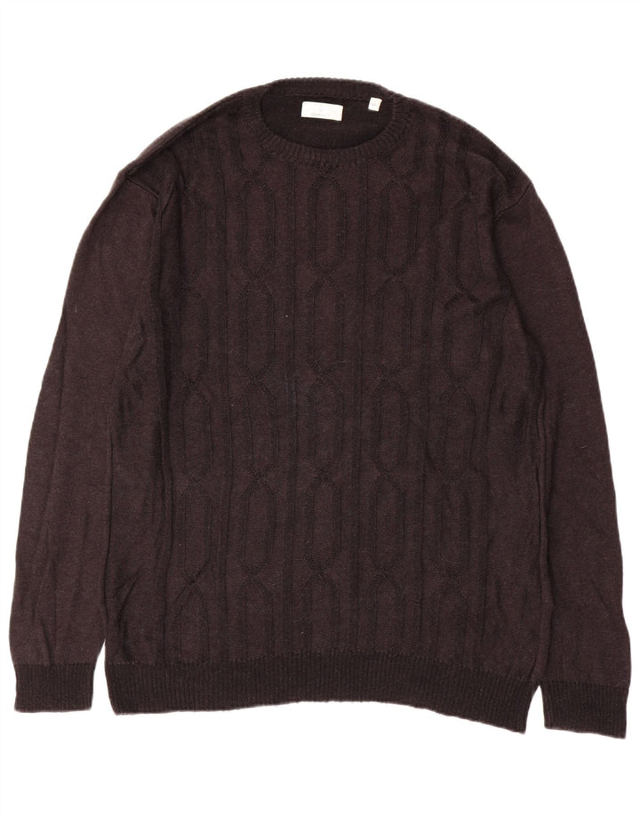 Suéter masculino GANT com gola redonda 2XL algodão cinza