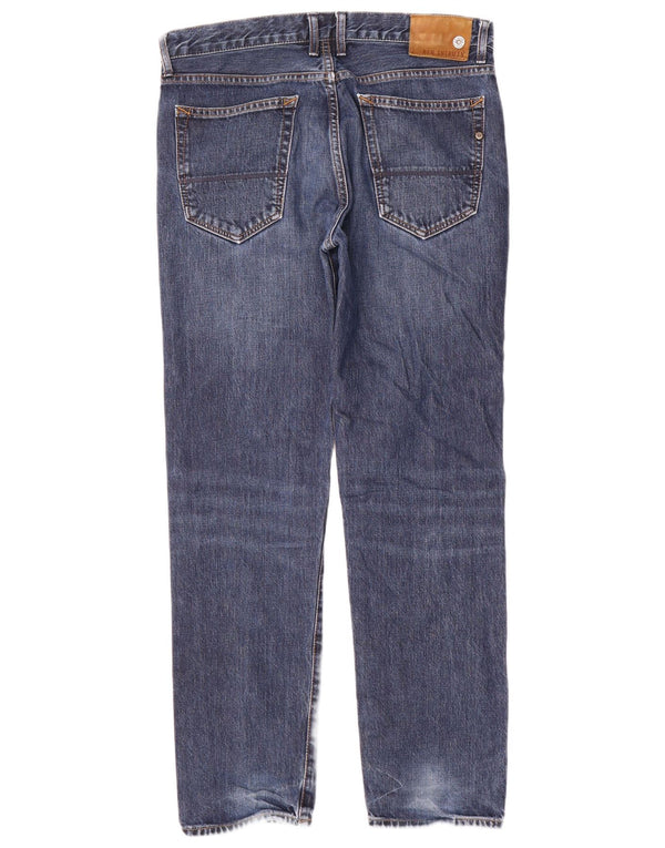 Ben Sherman Mens Slim Jeans W30 L30 Azul Algodão