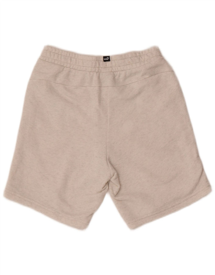 Shorts esportivos Puma meninos 11-12 anos cinza algodão