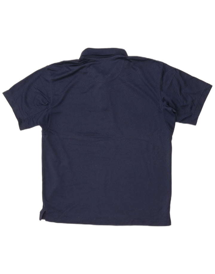 Camisa polo masculina Columbia Omni-Shade azul marinho médio
