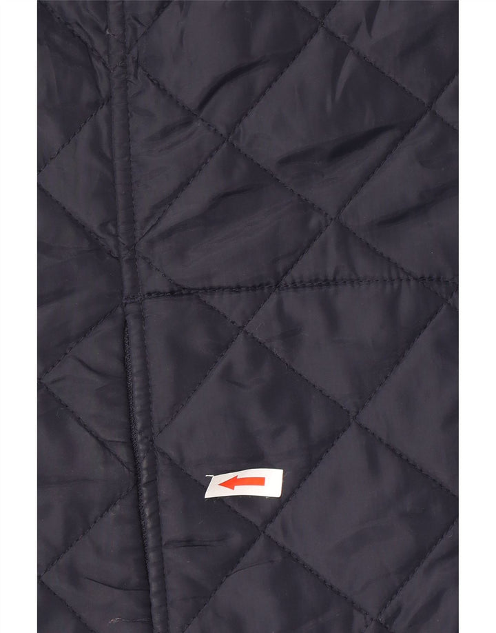 Jaqueta acolchoada feminina Joules UK 18 XL azul marinho poliéster
