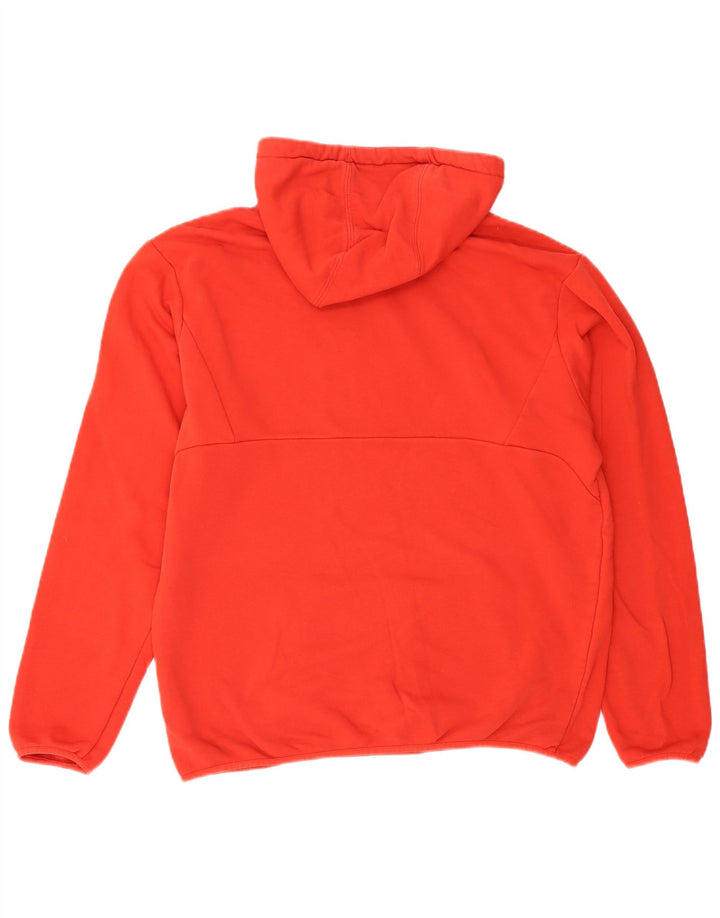 Puma Mens Hoodie Jumper Grande Algodão Vermelho