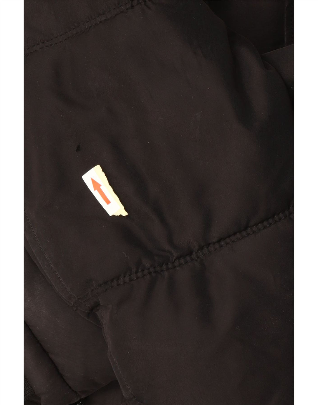 Casaco acolchoado com capuz masculino Zara UK 36 pequeno poliéster preto