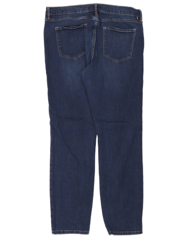Tommy Hilfiger Womens High Waist Slim Jeans US 14 XL W34 L30 Blue Cotton