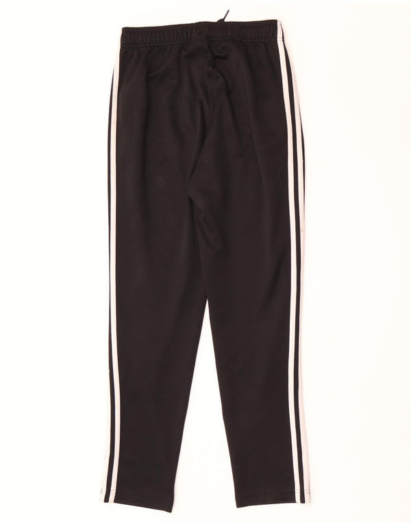 Adidas Boys Tracksuit Trousers 13-14 Years Black Polyester