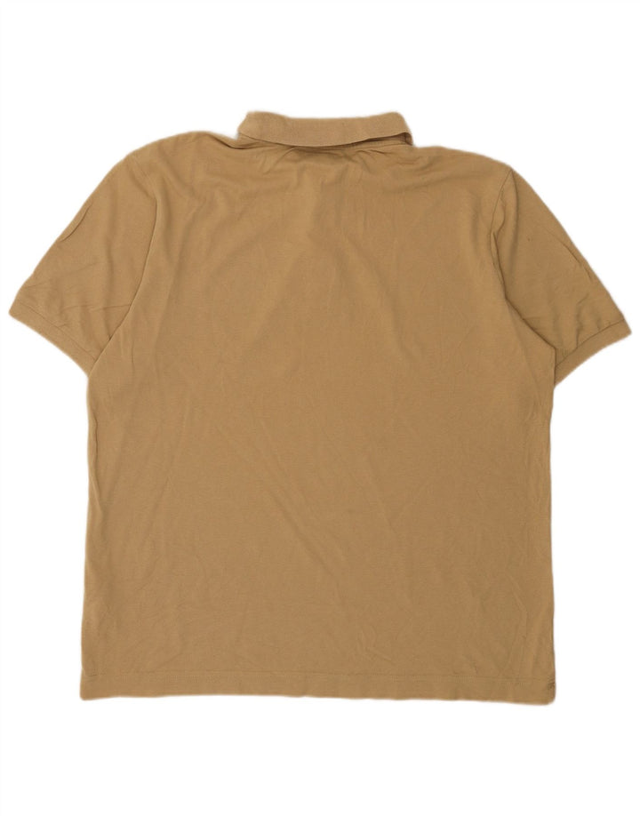 Camisa polo masculina Kappa grande bege