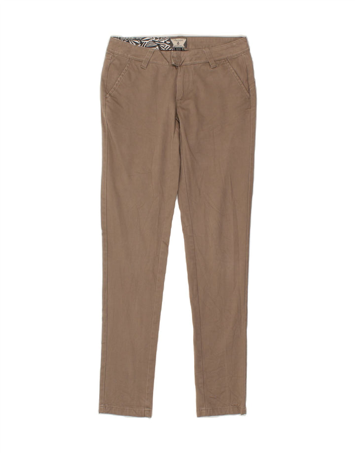 VOLCOM Womens Skinny Chino Trousers W24  L30 Beige Cotton Vintage Volcom and Second-Hand Volcom from Messina Hembry 