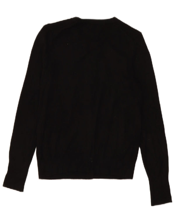 Suéter cardigã feminino Zara Reino Unido 10 pequeno preto