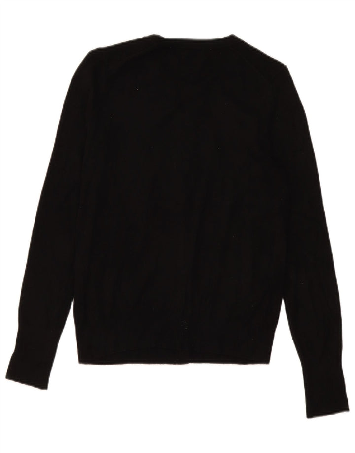 Suéter cardigã feminino Zara Reino Unido 10 pequeno preto
