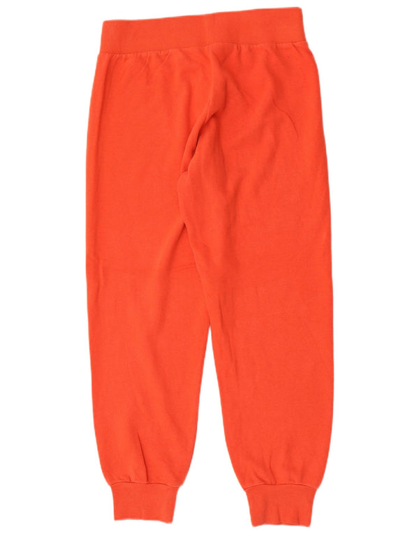Calça de treino feminina Juicy Couture Joggers Reino Unido 14 algodão laranja médio