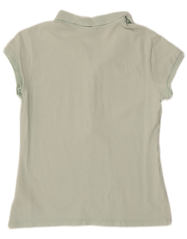 Camisa polo feminina Nike UK 18 XL verde algodão