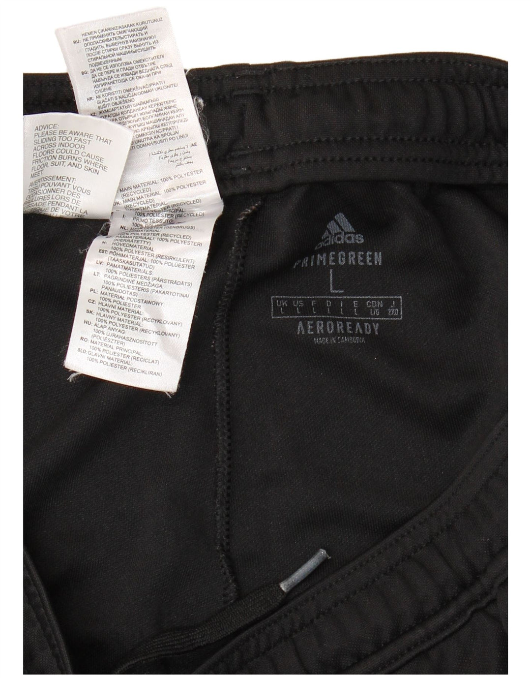 Calça Adidas Aeroready Masculina Grande Poliéster Preto