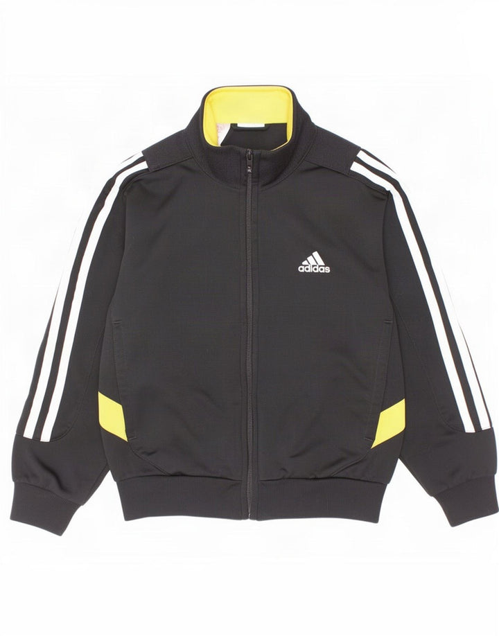 Jaqueta Adidas Meninos Treino Top 5-6 Anos Preto Colorblock Poliéster