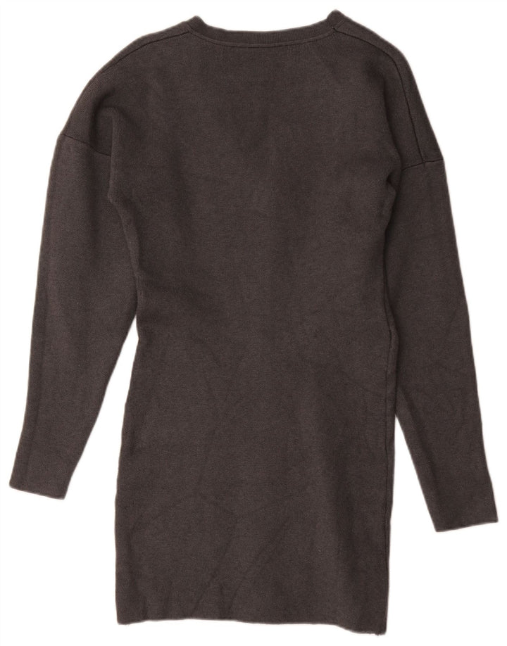 Vestido Jumper Feminino Zara Reino Unido 14 Grande Cinza