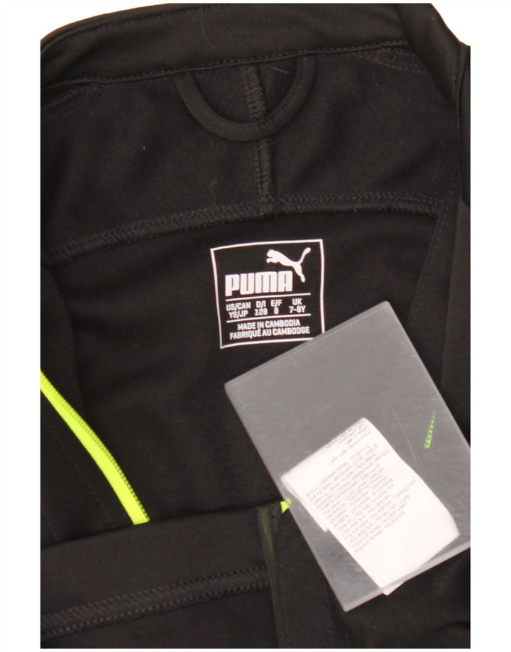 Casaco de treino PUMA Boys 7-8 anos preto poliéster