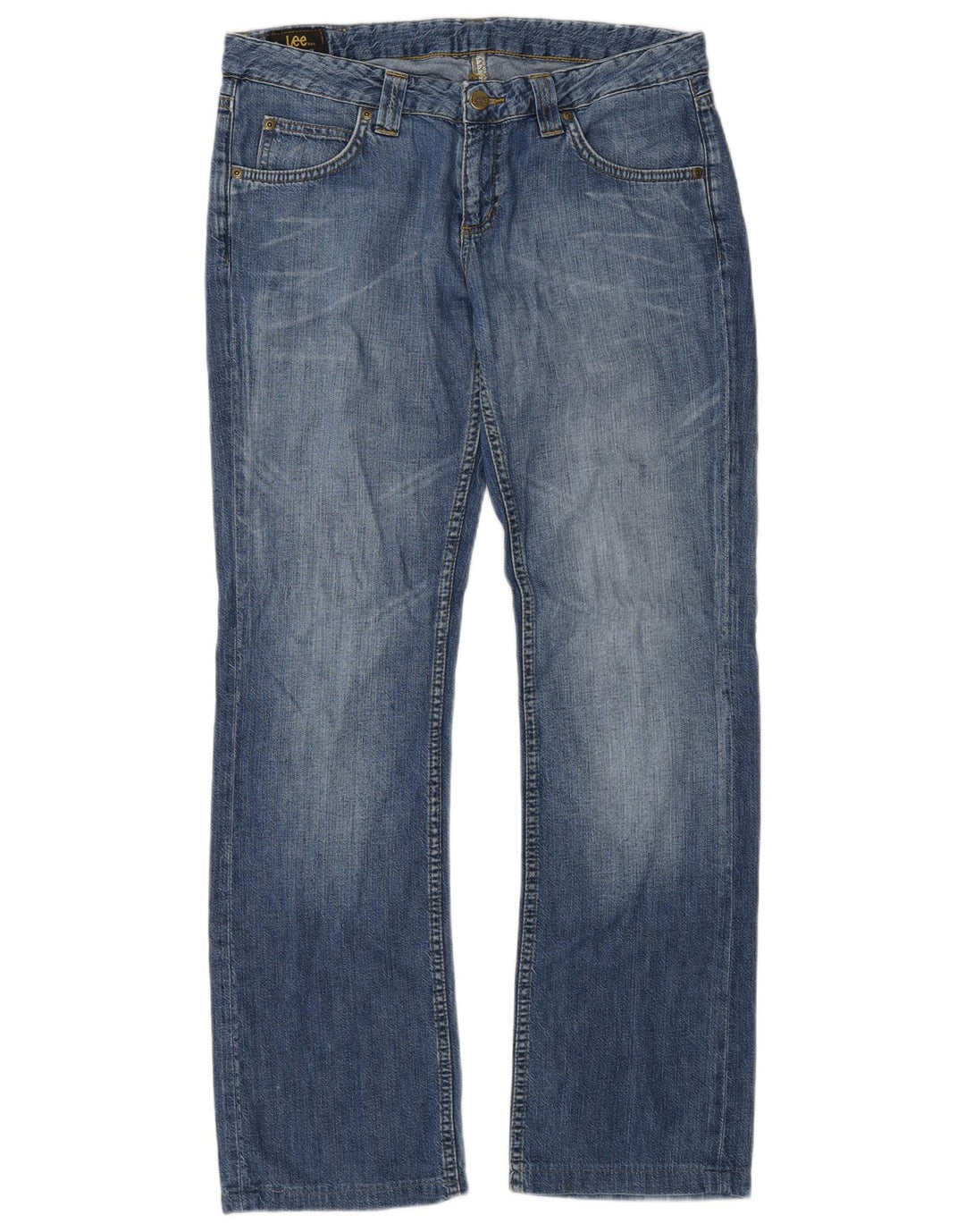 Lee Womens Jinx Bootcut Jeans W30 L30 Azul Algodão
