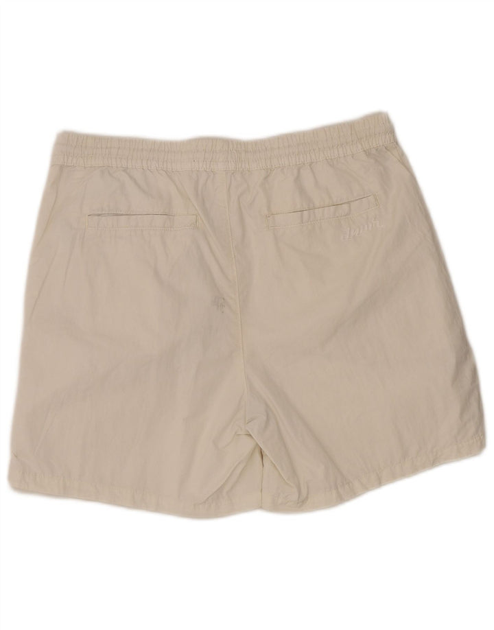 ZARA Mens Cargo Shorts Grande W32 Algodão Branco
