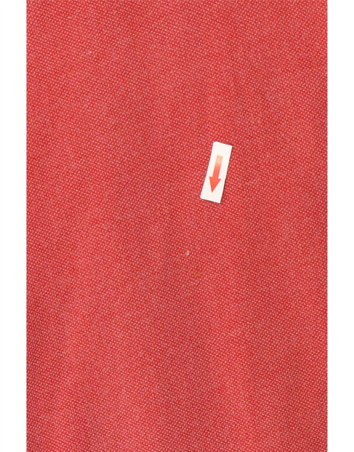 Fat Face Masculino Gráfico Zip Neck Moletom Jumper Pequeno Algodão Vermelho