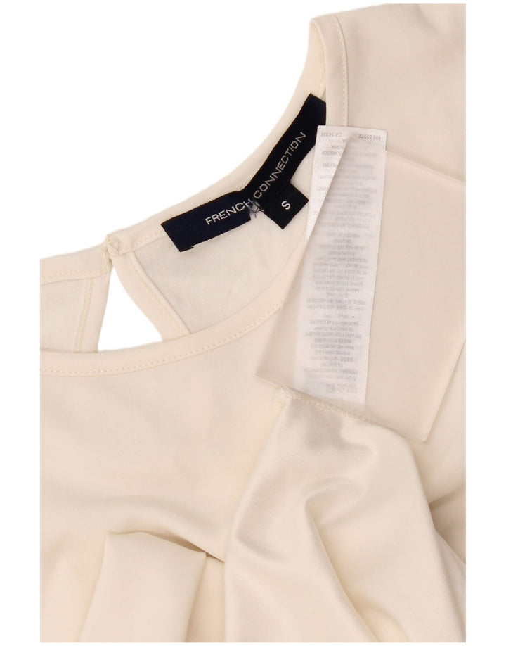 Blusa Feminina French Connection Top UK 10 Poliéster Branco Pequeno