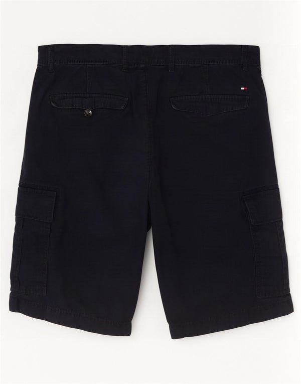 Shorts cargo masculino Tommy Hilfiger W34 grande azul marinho
