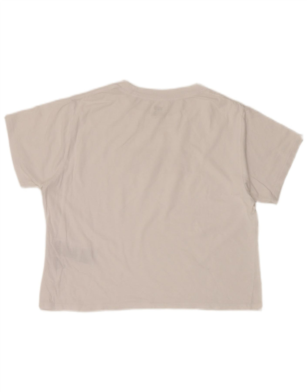 Camiseta feminina Levi's Oversized Graphic UK 10 pequena algodão branco