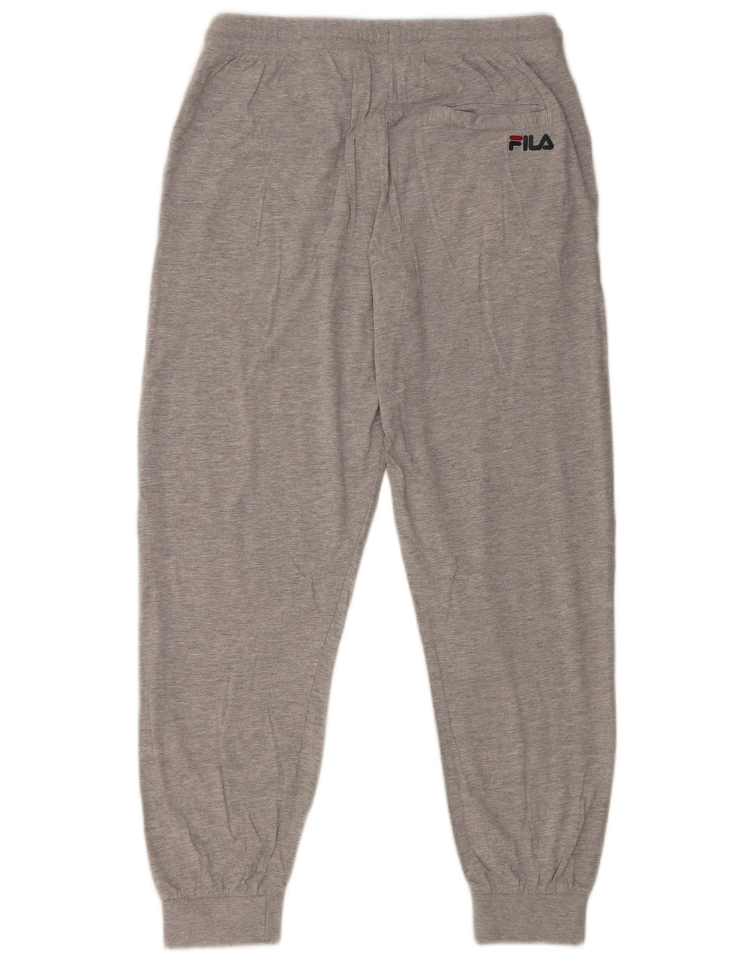 Calça de treino masculina Fila joggers grande algodão cinza