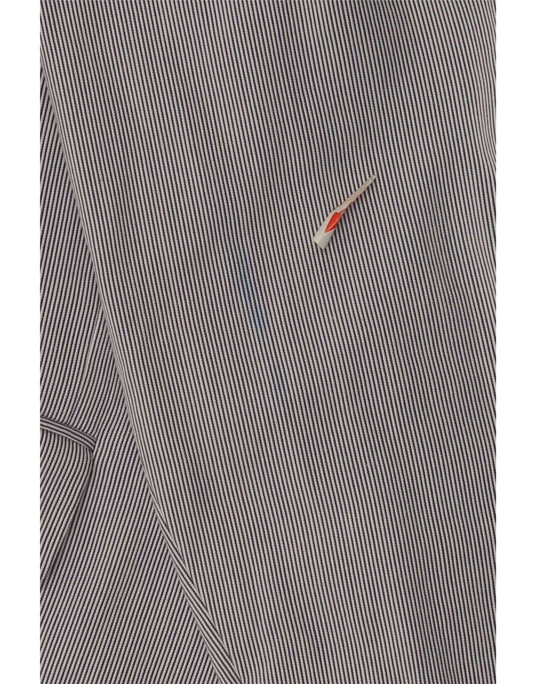 Tommy Hilfiger Jaqueta blazer masculina de 2 botões IT 50 listra cinza grande