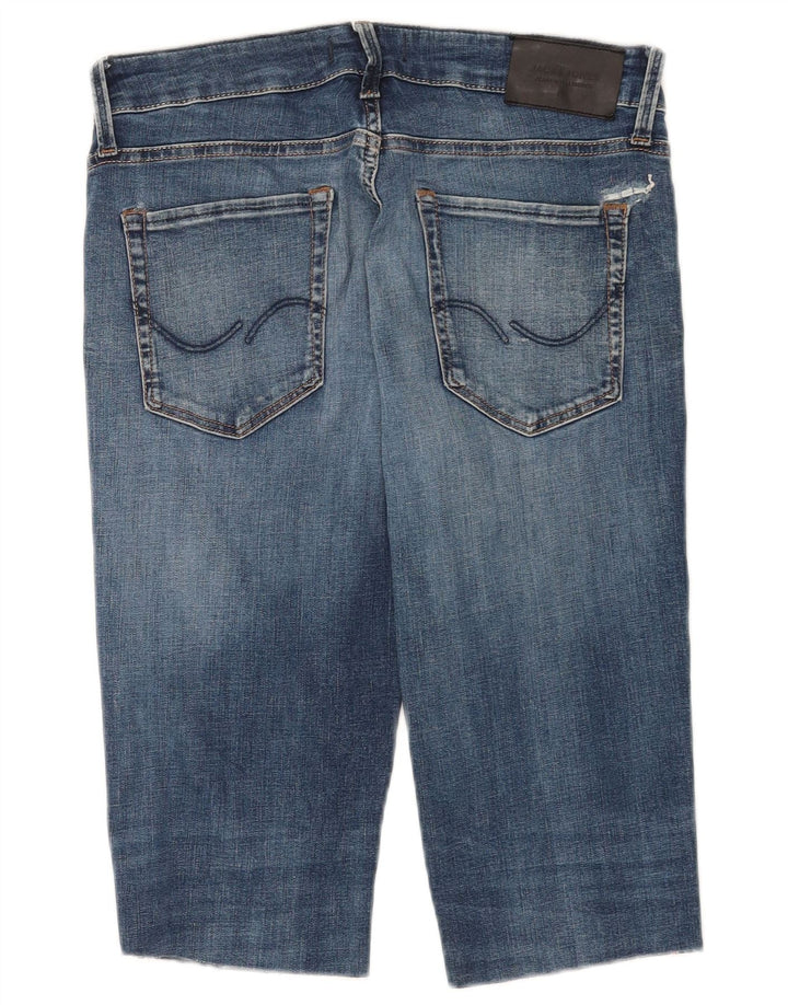 Shorts jeans masculino Jack & Jones W31 algodão azul médio