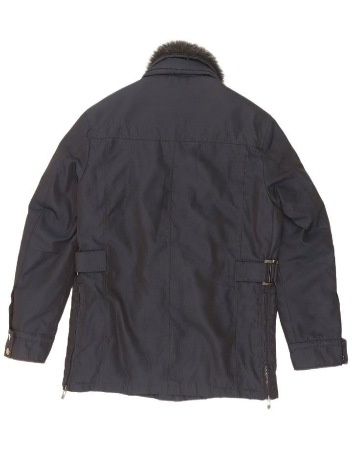 Jaqueta utilitária masculina Wampum UK 38 poliéster azul marinho médio