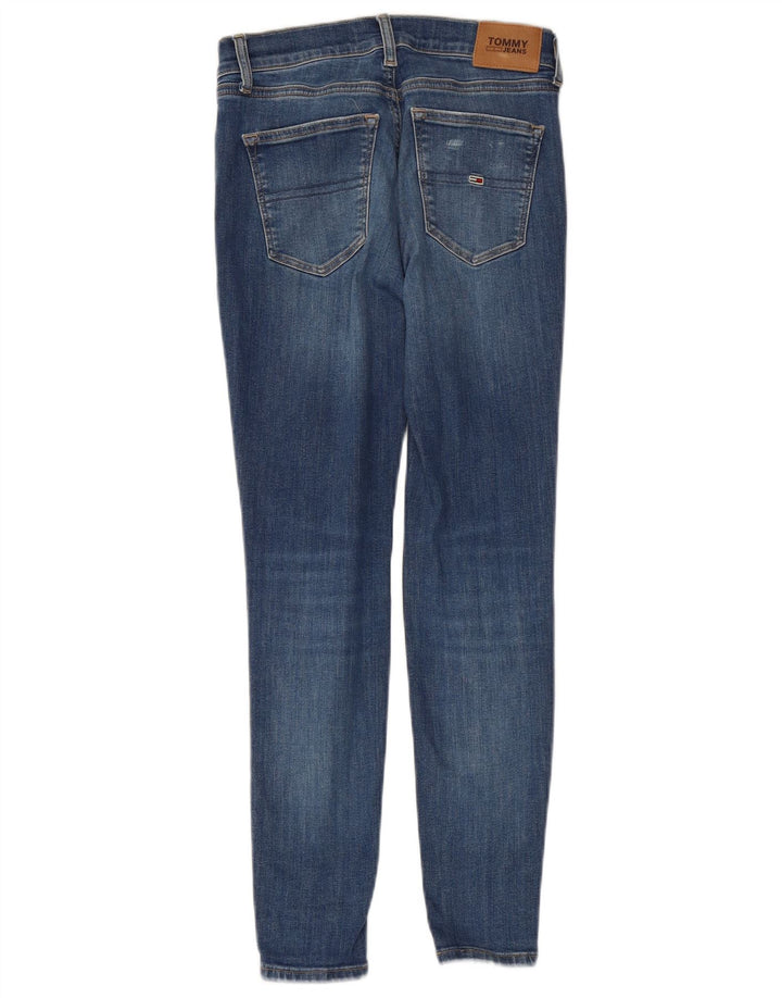 Jeans skinny feminino TOMMY HILFIGER W27 L28 algodão azul