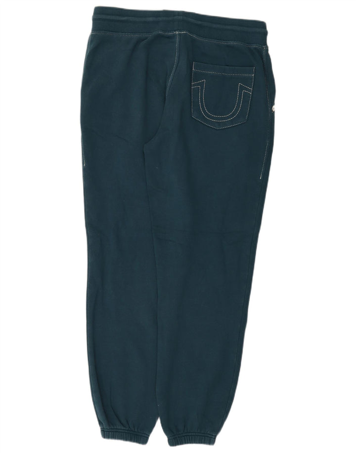 Calça de treino masculina True Religion verde médio