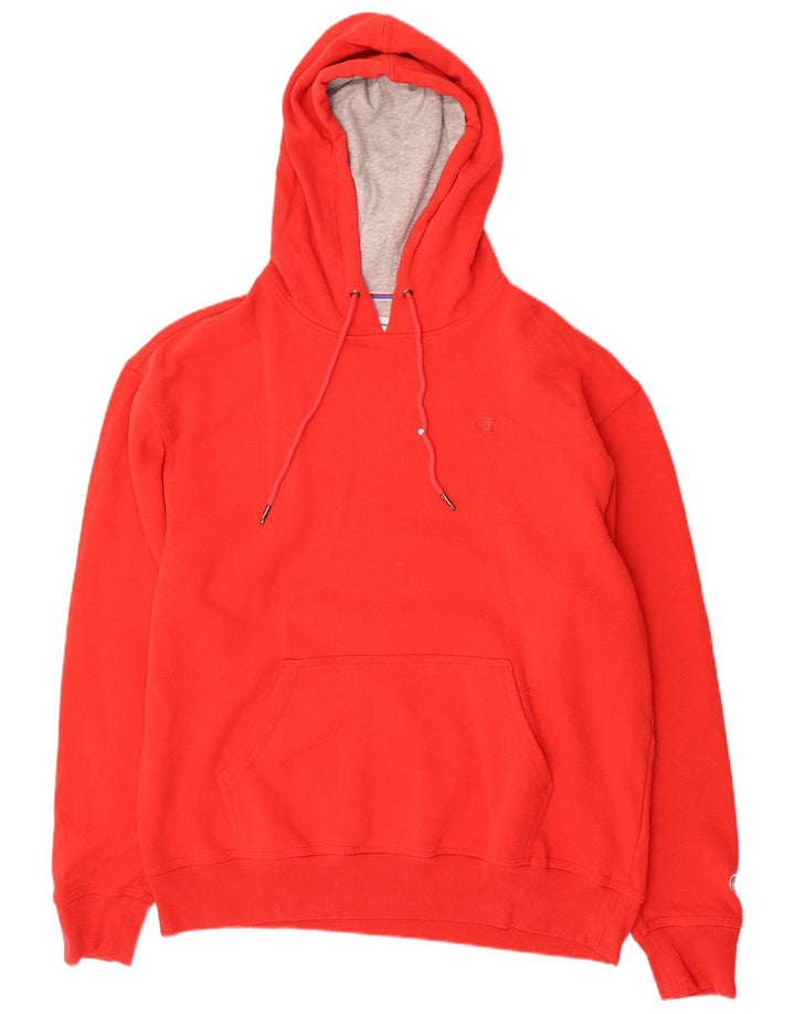 Jumper masculino com capuz Champion grande algodão vermelho