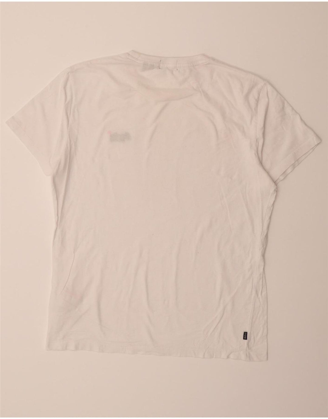 SUPERDRY Mens T-Shirt Top XL White Cotton Vintage Superdry and Second-Hand Superdry from Messina Hembry 
