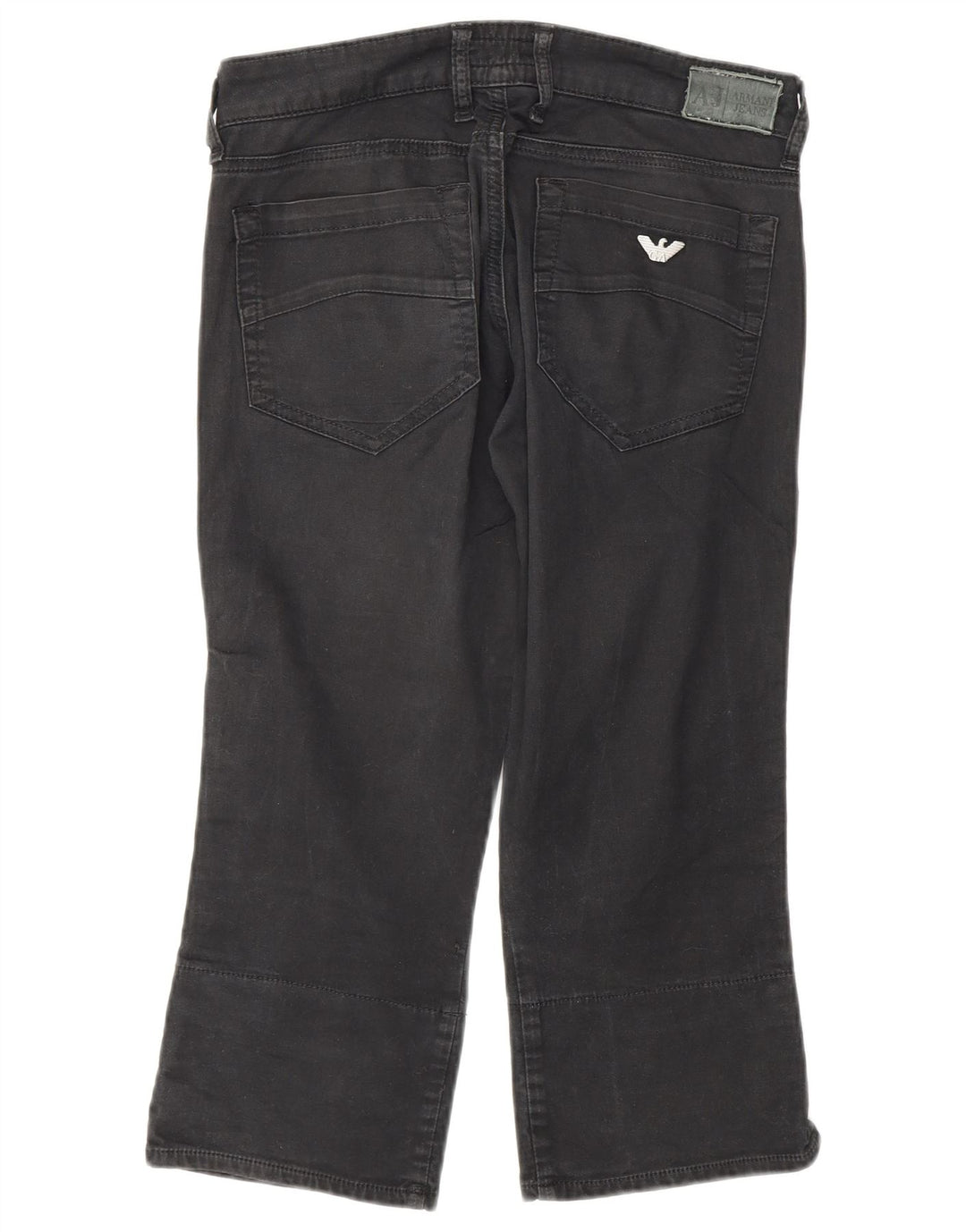 Calça Capri feminina Armani W27 L20 algodão cinza
